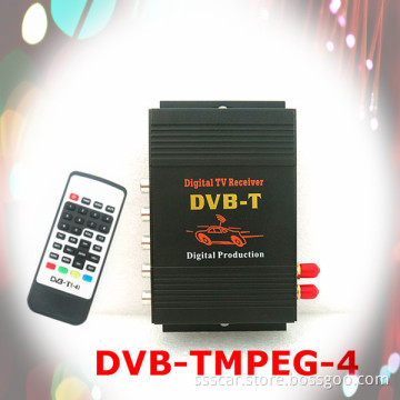 100% Quality Car DVB-T Tuner (DVB-T MPEG-4) with 4 Video Ouputs (M-618)